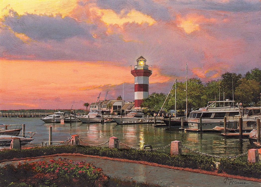 Hilton Head - Harbour Town at Sunset