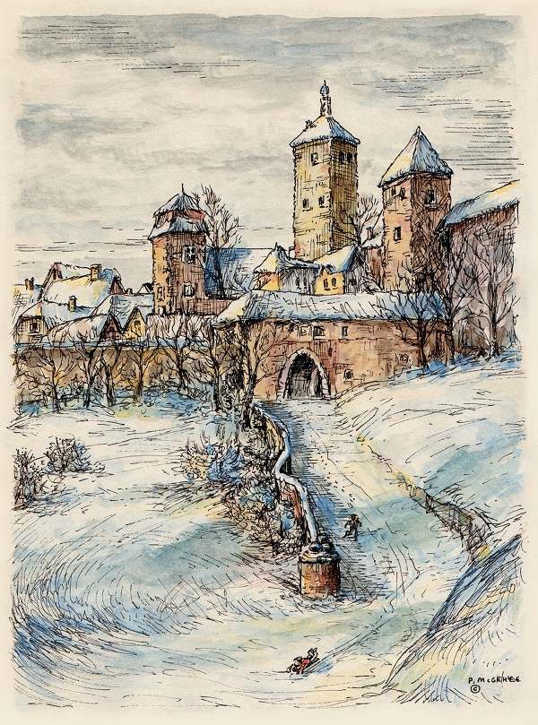 Kobolzeller Tower Gate - Rothenburg, Germany