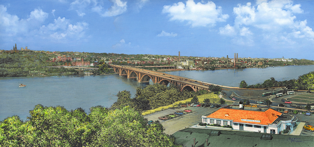 Potomac River Vista - 1955
