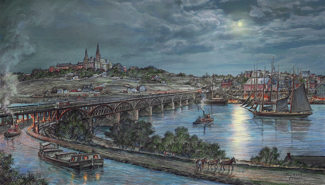 Old Georgetown Waterfront - 1886 (Paul McGehee)